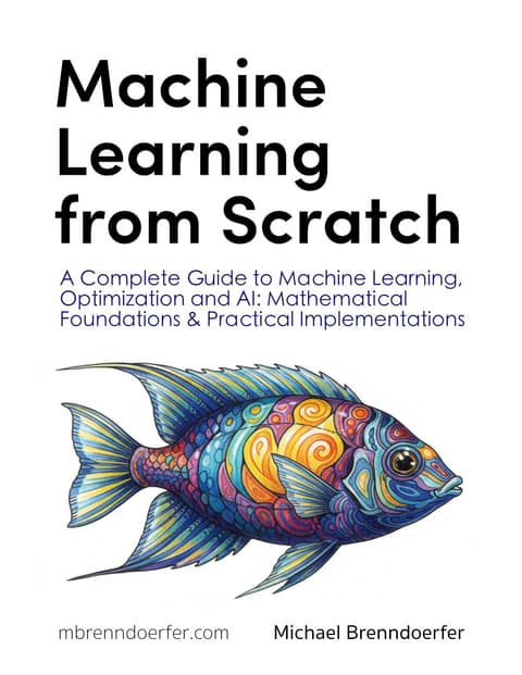 Machine Learning from Scratch Cover