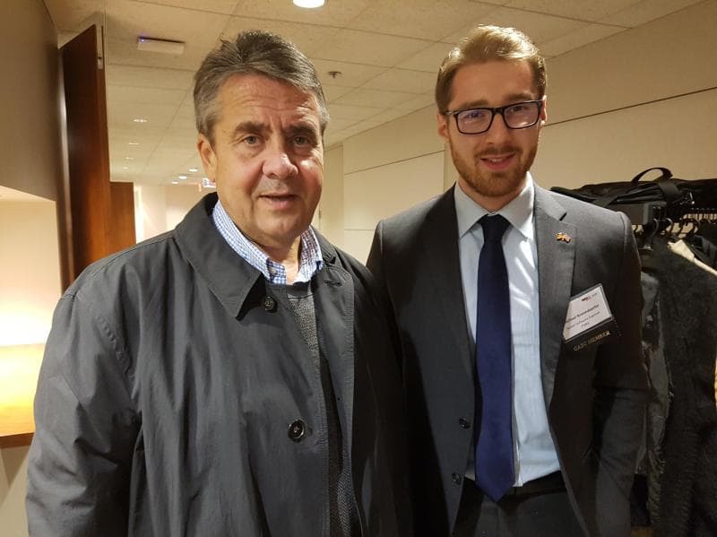 Sigmar Gabriel (Vice-chancellor of Germany from 2013 to 2018, Federal Minister for Foreign Affairs, 2017-2018), Michael Brendoerfer